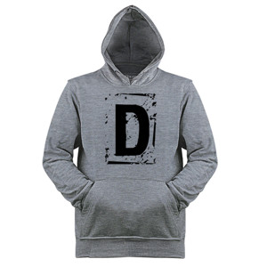 Jaket Hoodie kaos initial