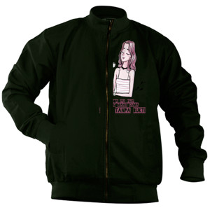 Jaket Bomber KOPI ITU PAIT  YANG MANIS CUMA  JANJI TANPA BUKTI