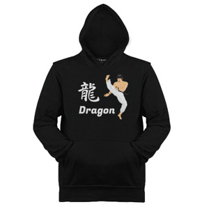 Jaket Hoodie Kaos kungfu dragon naga bruce lee martial arts