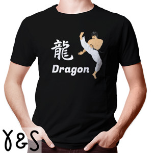 Kaos Kaos kungfu dragon naga bruce lee martial arts
