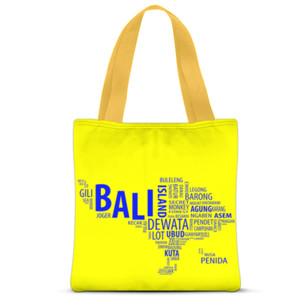 Tas Tote Fullprint Peta Bali