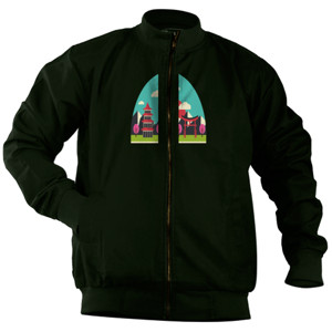 Jaket Bomber Japanese village