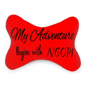 Bantal Mobil My Adventure begins with NGOPI