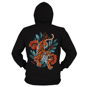 Hoodie Zipper Tiger