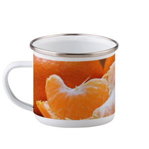Mug Enamel MUG ENAMEL PREMIUM GAMBAR JERUK