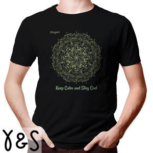Kaos Green Circle Pattern