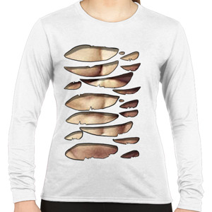Kaos Desain sobek realistis