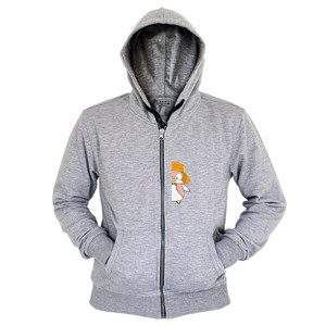 Hoodie Zipper Pinkguin