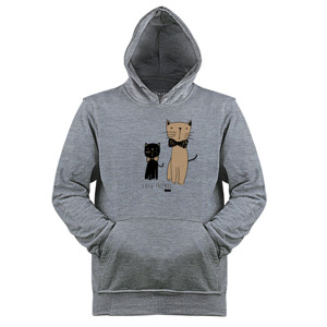 Jaket Hoodie Cat Friends