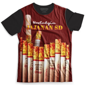 Kaos Fullprint Kaos Jadul Permen Rokok