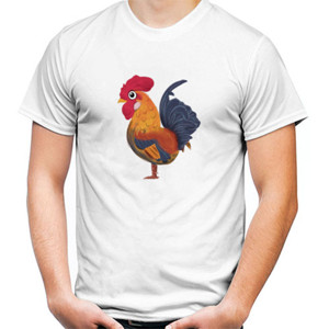 Kaos Rooster - Kaos Wanita Cutton Slub by Co_mbro