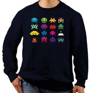 Jaket Sweater Space Invaders