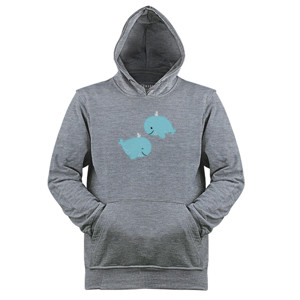 Jaket Hoodie Whale - Kaos Two Tone by Co_mbro