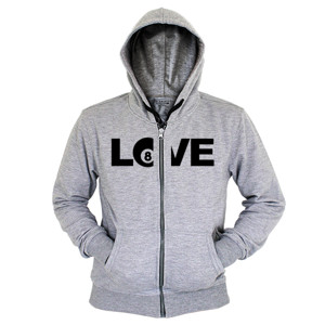 Hoodie Zipper Kaos Billiard / Baju Bilyar 041