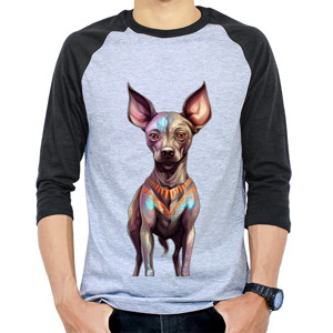 Kaos Raglan Kaos Gambar Anjing 452