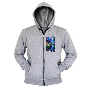 Hoodie Zipper Desaku Yang Kucinta - Kaos Wanita