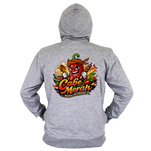 Hoodie Zipper Kaos Cabai Pedas Nusantara