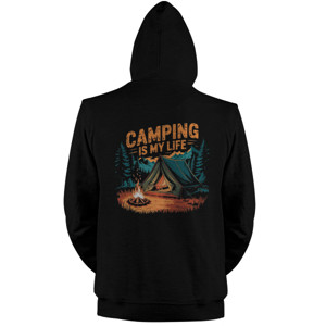 Jaket Hoodie Camping Is My Life
