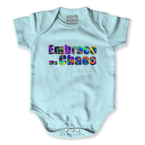 Baby Jumper Typography Embrace the chaos
