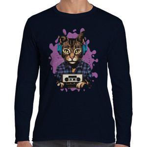 Kaos Kucing Grunge 90-an