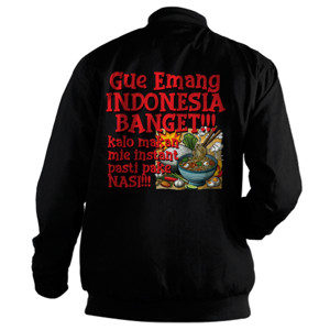 Jaket Bomber Gue Emang Indonesia Banget