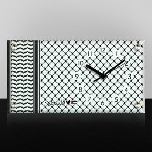 Jam Meja Keffiyeh Putih RG0044