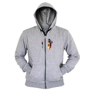 Hoodie Zipper Kaos Gambar Anjing 026