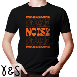 Kaos Kaos Pria Lengan Pendek - Make Some Noise