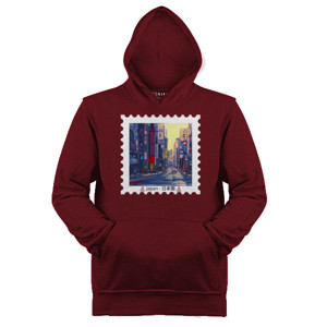 Jaket Hoodie Kartun Manga Tokyo Jepang Desain Perangko 2