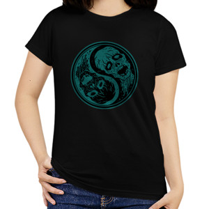 Kaos Zombie Yin dan Yang
