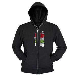 Hoodie Zipper Stop Thinking Start Doing HNI
