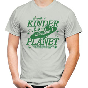 Kaos Kinder Planet Pria Wanita Unisex T-Shirt