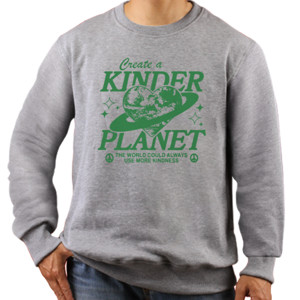 Jaket Sweater Kinder Planet Pria Wanita Unisex T-Shirt