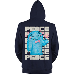 Jaket Hoodie Pria Sancashirts - Peace