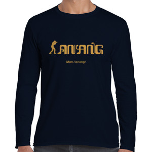 Kaos Javanese Themed Man Long-sleeve T-Shirt “Lanang”