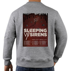 Jaket Sweater SLEEPING WITH SIRENS NORTH AMERICA TOUR 2026 PUTIH
