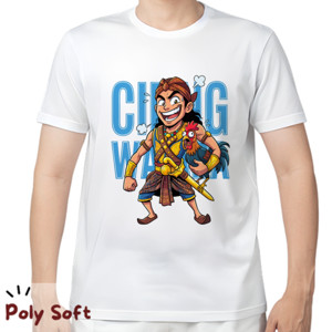 Kaos Kaos Hanoman Chibi Wayang Poly Soft