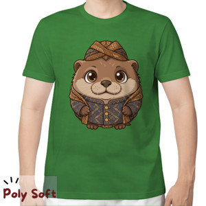 Kaos Kaos Otter Blangkon Poly Soft Green