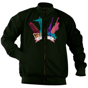 Jaket Bomber Travel Illustrations