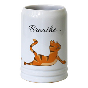 Mug Yoga Cat - Breathe