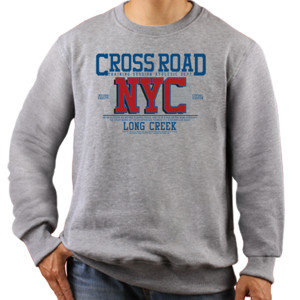 Jaket Sweater Cross Road NYC Light
