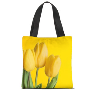Tas Tote Fullprint Tulip cantik