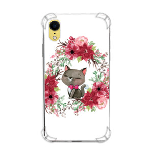 Casing HP Kucing Di Bunga