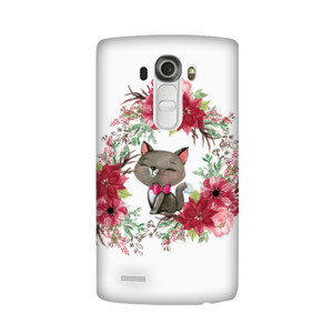 Kucing Di Bunga Casing HP
