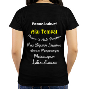 Kaos Baju Seri Pesan Alam Kubur - Lailahailallah #1