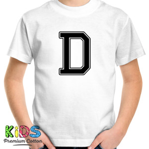 Kaos Kaos Huruf D Keren