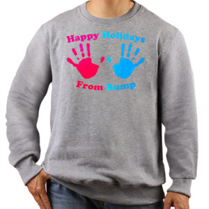 Jaket Sweater kaos wanita happy holiday
