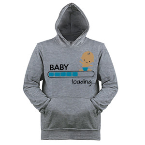 Jaket Hoodie Baby Loading Funny