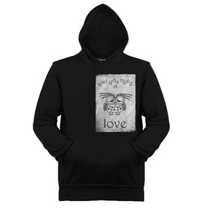 Jaket Hoodie OWL YOU NEED IS LOVE 2