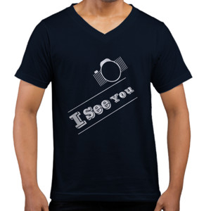 Kaos  V-Neck Pria